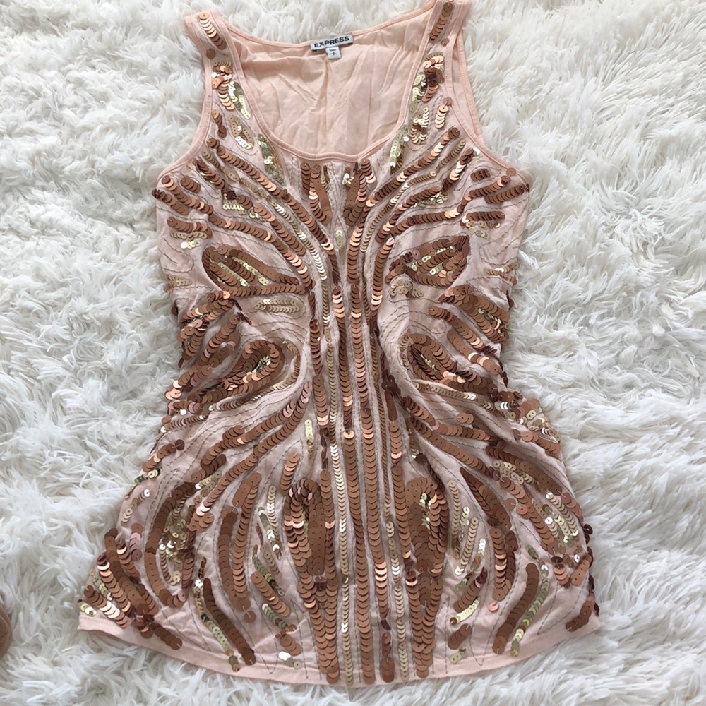 Express Sequin Tank S